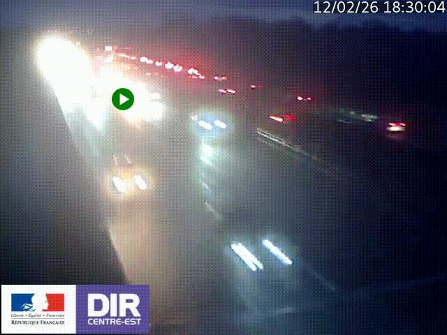 <h2>Caméra trafic à la jonction entre l'A46 (Rocade-est de Lyon) et l'A42 à hauteur de Vault-en-Velin en direction de Marseille</h2>