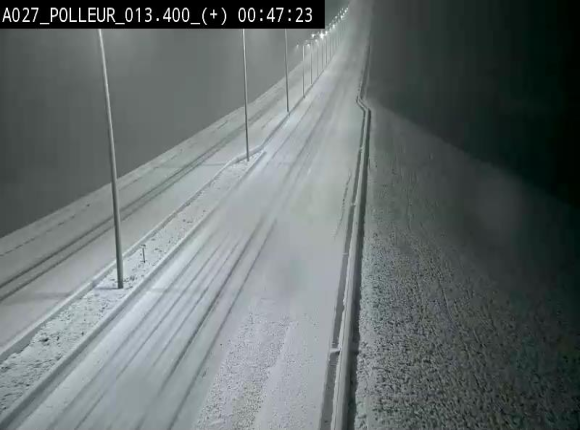<h2>Webcam sur l'A27/E42 à hauteur du Viaduc de Polleur, juste après l'aire de Polleur</h2>
