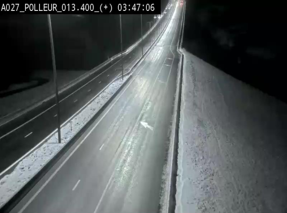 <h2>Webcam sur l'A27/E42 à hauteur du Viaduc de Polleur, juste après l'aire de Polleur</h2>