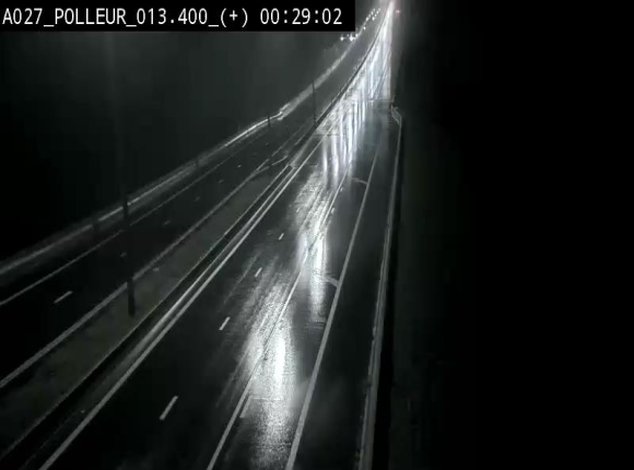 <h2>Webcam sur l'A27/E42 à hauteur du Viaduc de Polleur, juste après l'aire de Polleur</h2>