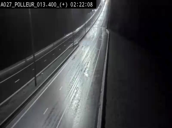 Webcam sur l'A27/E42 à hauteur du Viaduc de Polleur, juste après l'aire de Polleur