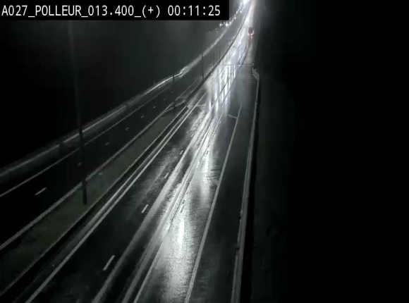 <h2>Webcam sur l'A27/E42 à hauteur du Viaduc de Polleur, juste après l'aire de Polleur</h2>