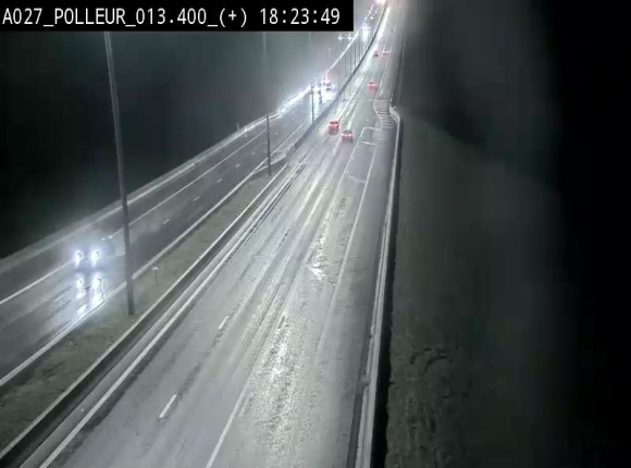 <h2>Webcam sur l'A27/E42 à hauteur du Viaduc de Polleur, juste après l'aire de Polleur</h2>