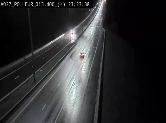 Webcam sur l'A27/E42 à hauteur du Viaduc de Polleur, juste après l'aire de Polleur