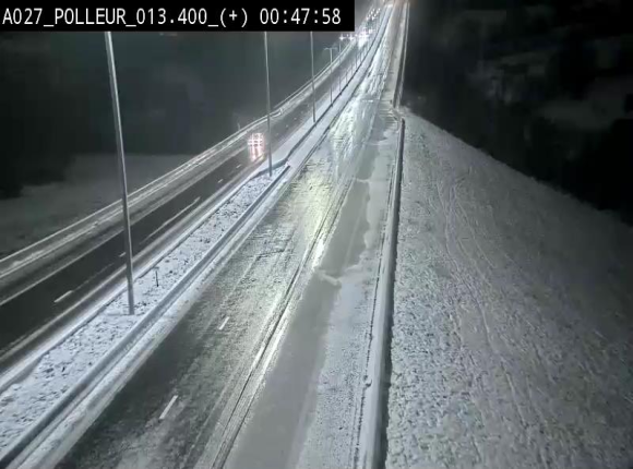 <h2>Webcam sur l'A27/E42 à hauteur du Viaduc de Polleur, juste après l'aire de Polleur</h2>