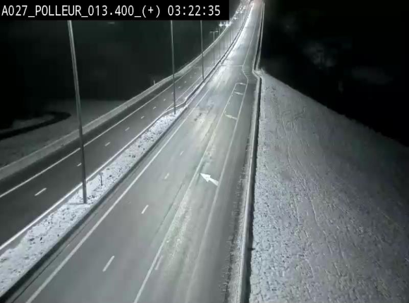 Webcam sur l'A27/E42 à hauteur du Viaduc de Polleur, juste après l'aire de Polleur