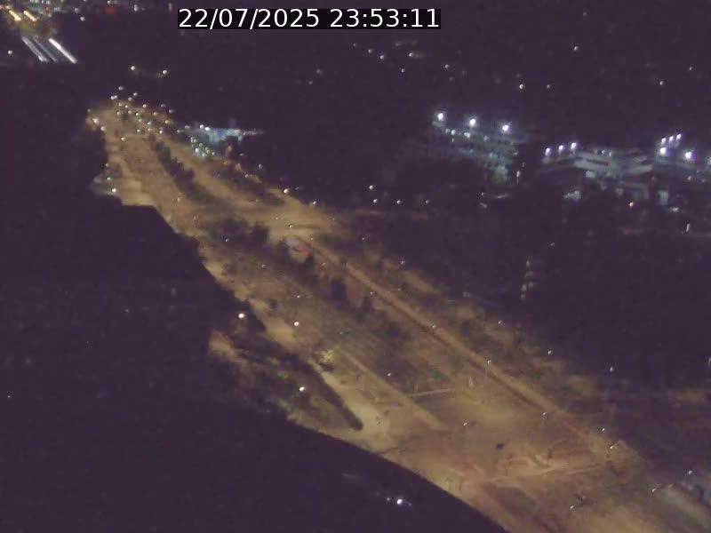 Webcam sur l'avenue John Fitzgerald Kennedy (N51) avec vue sur le Pont rouge (Pont Grande Duchesse Charlotte), l'arrêt Pfaffenthal et l'entrée du quartier Kirchberg
