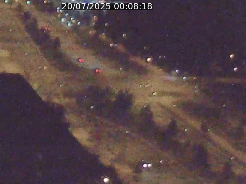 Webcam sur l'avenue John Fitzgerald Kennedy (N51) avec vue sur le Pont rouge (Pont Grande Duchesse Charlotte), l'arrêt Pfaffenthal et l'entrée du quartier Kirchberg
