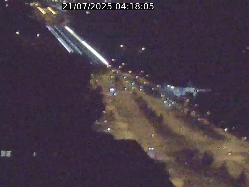 Webcam sur l'avenue John Fitzgerald Kennedy (N51) avec vue sur le Pont rouge (Pont Grande Duchesse Charlotte), l'arrêt Pfaffenthal et l'entrée du quartier Kirchberg