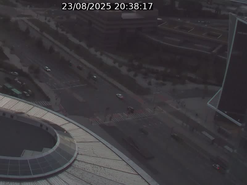 <h2>Webcam sur l'avenue John Fitzgerald Kennedy (N51) avec vue sur le Pont rouge (Pont Grande Duchesse Charlotte), l'arrêt Pfaffenthal et l'entrée du quartier Kirchberg</h2>