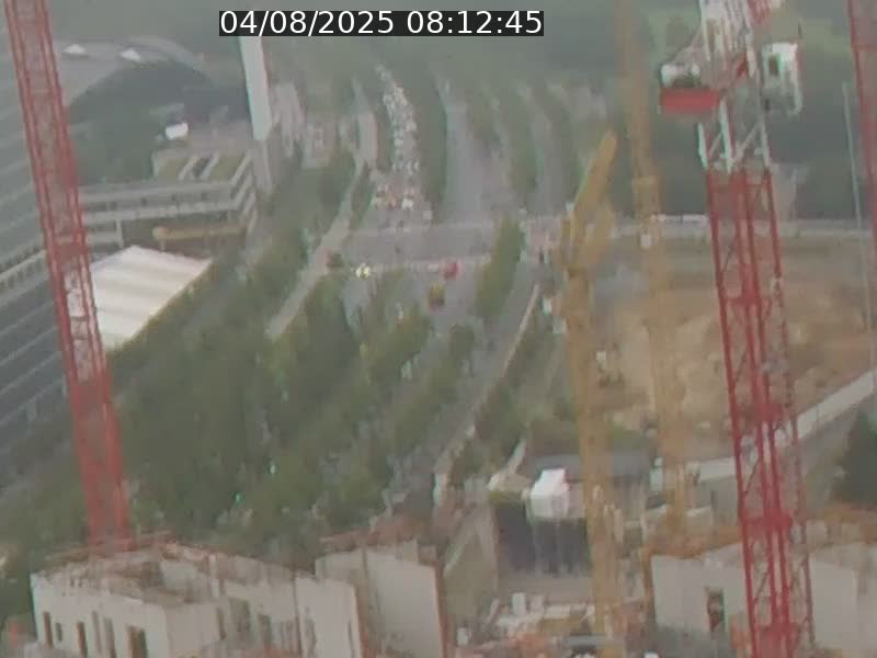 <h2>Webcam sur l'avenue John Fitzgerald Kennedy (N51) avec vue orientée vers le Findel</h2>