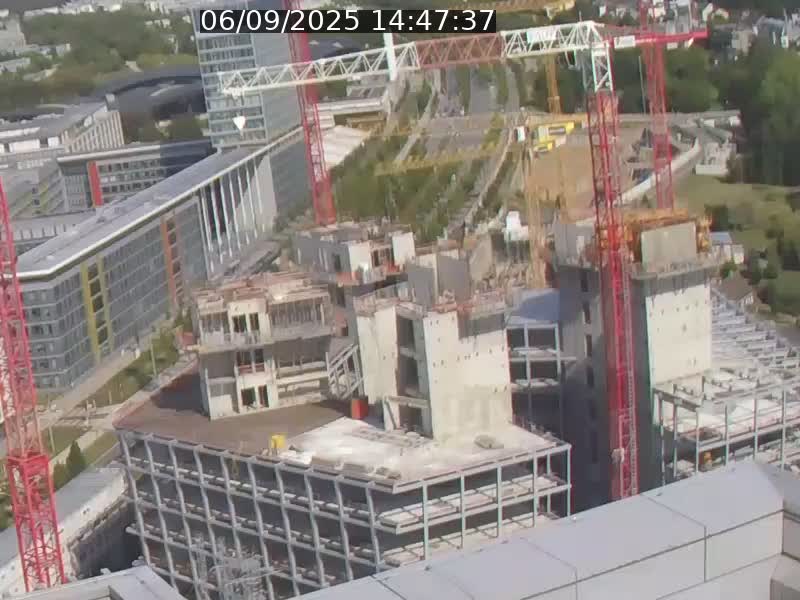 <h2>Webcam sur l'avenue John Fitzgerald Kennedy (N51) avec vue orientée vers le Findel</h2>