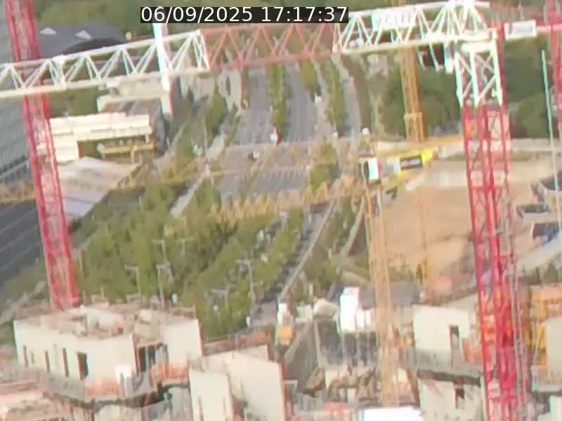 <h2>Webcam sur l'avenue John Fitzgerald Kennedy (N51) avec vue orientée vers le Findel</h2>