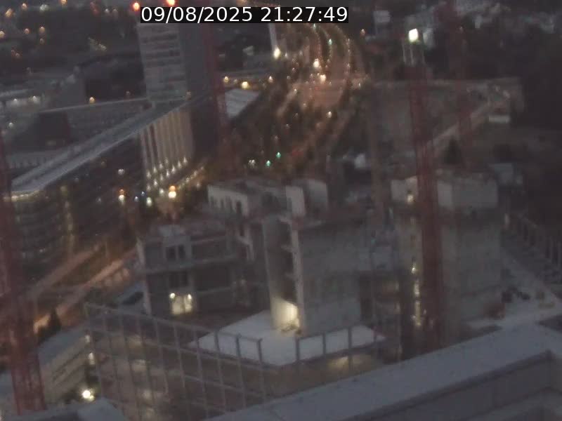 <h2>Webcam sur l'avenue John Fitzgerald Kennedy (N51) avec vue orientée vers le Findel</h2>