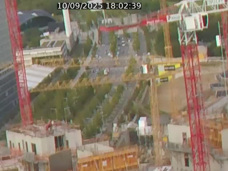 <h2>Webcam sur l'avenue John Fitzgerald Kennedy (N51) avec vue orientée vers le Findel</h2>