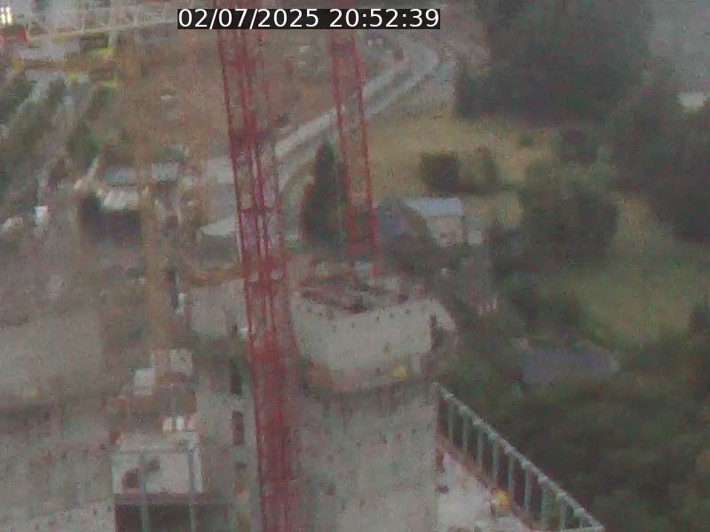 Webcam sur l'avenue John Fitzgerald Kennedy (N51) avec vue orientée vers le Findel