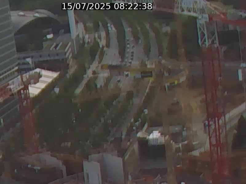 Webcam sur l'avenue John Fitzgerald Kennedy (N51) avec vue orientée vers le Findel