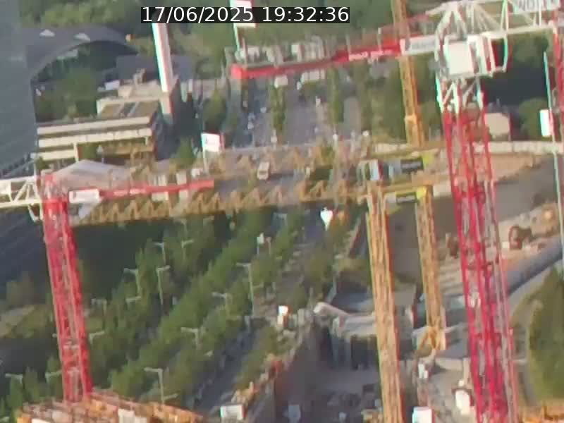 Webcam sur l'avenue John Fitzgerald Kennedy (N51) avec vue orientée vers le Findel