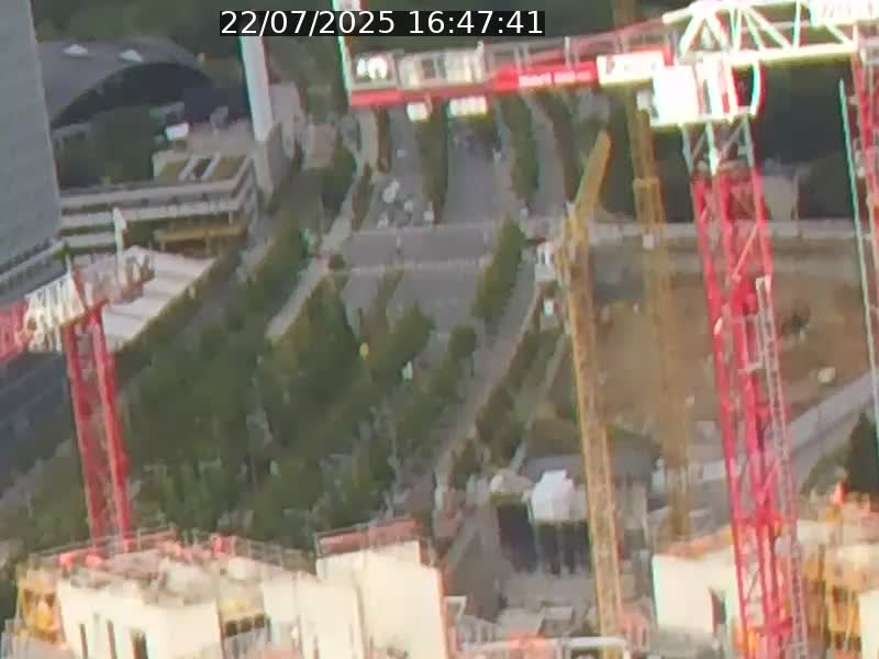 <h2>Webcam sur l'avenue John Fitzgerald Kennedy (N51) avec vue orientée vers le Findel</h2>