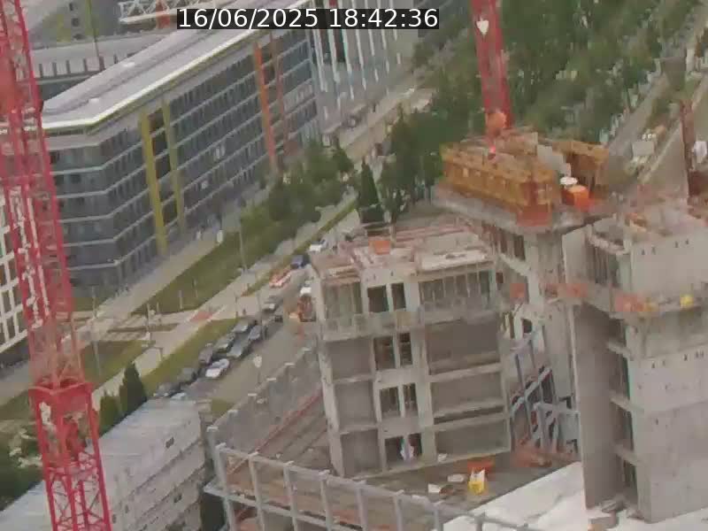 Webcam sur l'avenue John Fitzgerald Kennedy (N51) avec vue orientée vers le Findel