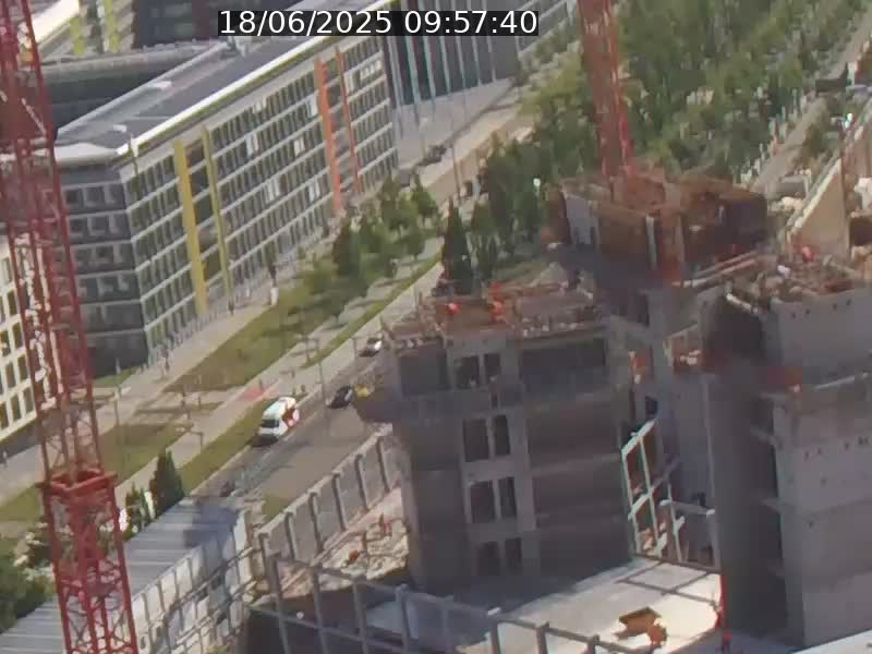 Webcam sur l'avenue John Fitzgerald Kennedy (N51) avec vue orientée vers le Findel