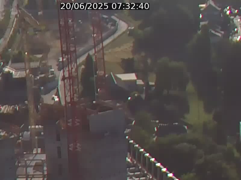 Webcam sur l'avenue John Fitzgerald Kennedy (N51) avec vue orientée vers le Findel