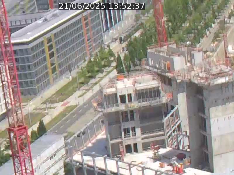Webcam sur l'avenue John Fitzgerald Kennedy (N51) avec vue orientée vers le Findel
