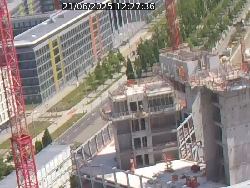 Webcam sur l'avenue John Fitzgerald Kennedy (N51) avec vue orientée vers le Findel