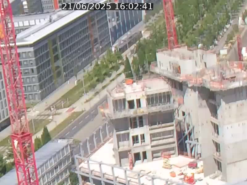 Webcam sur l'avenue John Fitzgerald Kennedy (N51) avec vue orientée vers le Findel