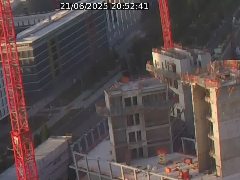 Webcam sur l'avenue John Fitzgerald Kennedy (N51) avec vue orientée vers le Findel