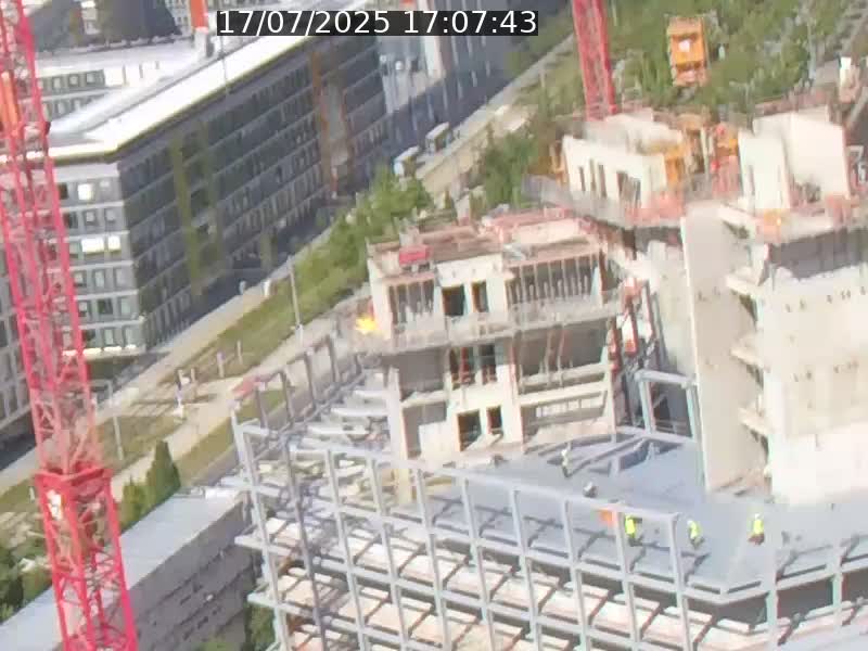 Webcam sur l'avenue John Fitzgerald Kennedy (N51) avec vue orientée vers le Findel