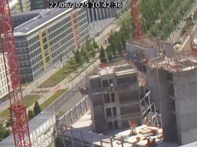 Webcam sur l'avenue John Fitzgerald Kennedy (N51) avec vue orientée vers le Findel