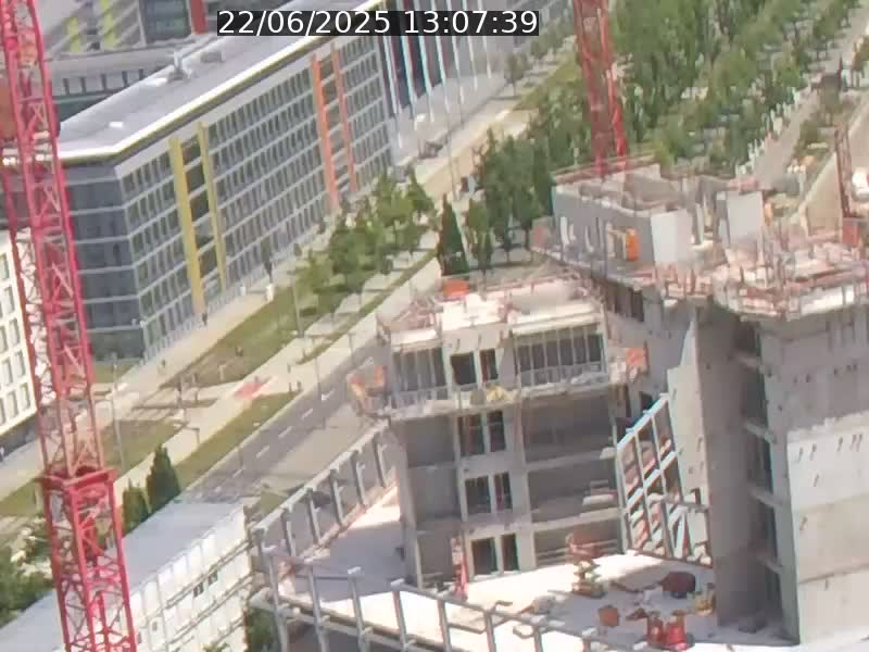 Webcam sur l'avenue John Fitzgerald Kennedy (N51) avec vue orientée vers le Findel