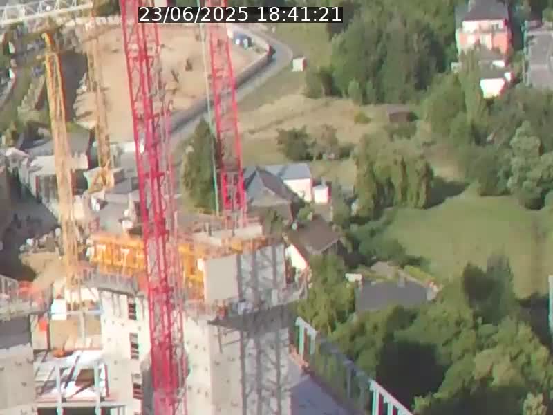Webcam sur l'avenue John Fitzgerald Kennedy (N51) avec vue orientée vers le Findel
