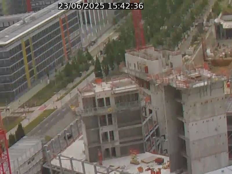 Webcam sur l'avenue John Fitzgerald Kennedy (N51) avec vue orientée vers le Findel