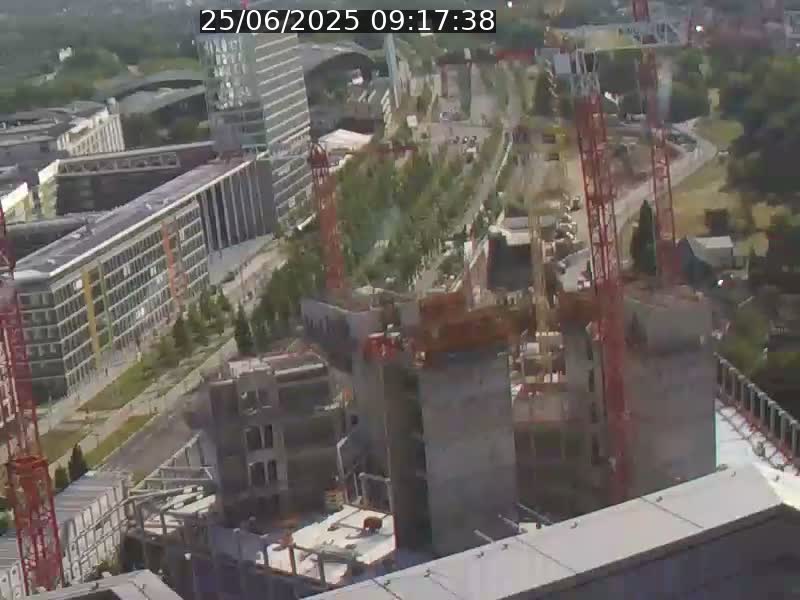 Webcam sur l'avenue John Fitzgerald Kennedy (N51) avec vue orientée vers le Findel