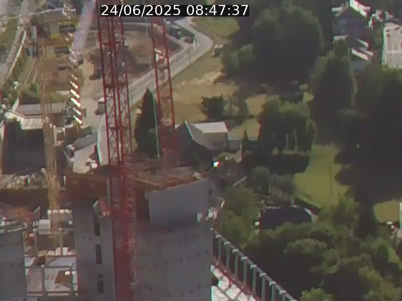 Webcam sur l'avenue John Fitzgerald Kennedy (N51) avec vue orientée vers le Findel