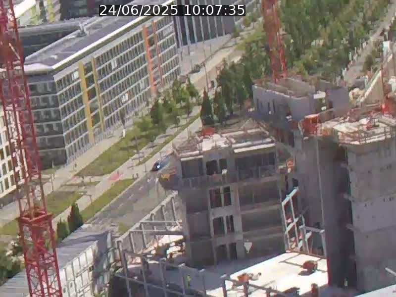 Webcam sur l'avenue John Fitzgerald Kennedy (N51) avec vue orientée vers le Findel