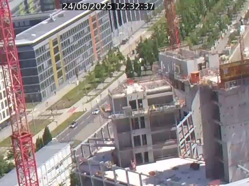 Webcam sur l'avenue John Fitzgerald Kennedy (N51) avec vue orientée vers le Findel