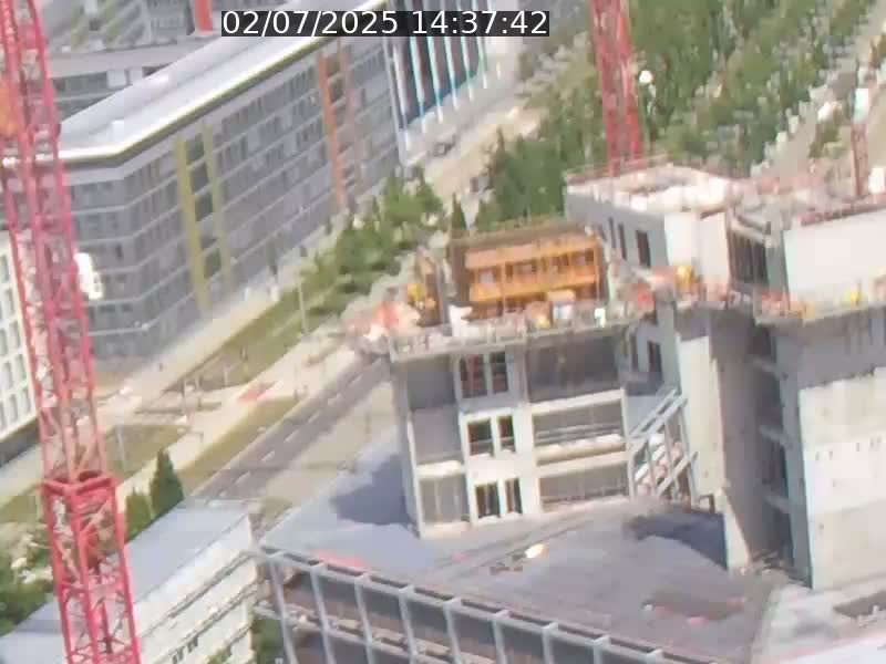 Webcam sur l'avenue John Fitzgerald Kennedy (N51) avec vue orientée vers le Findel