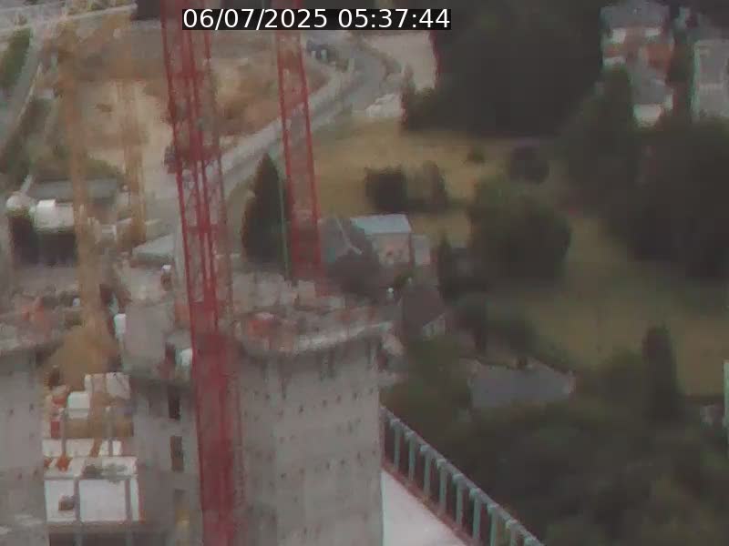 Webcam sur l'avenue John Fitzgerald Kennedy (N51) avec vue orientée vers le Findel