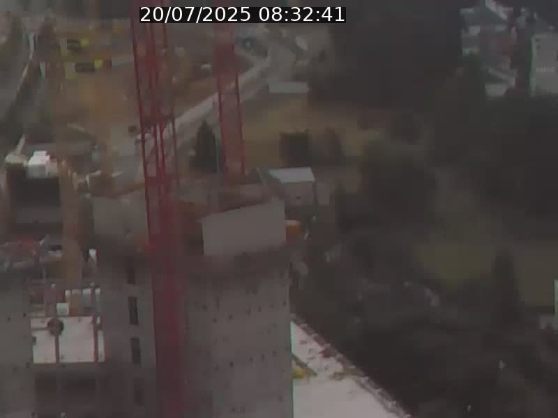 Webcam sur l'avenue John Fitzgerald Kennedy (N51) avec vue orientée vers le Findel