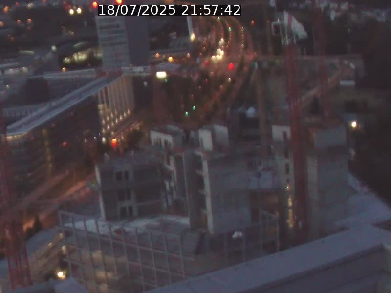 Webcam sur l'avenue John Fitzgerald Kennedy (N51) avec vue orientée vers le Findel