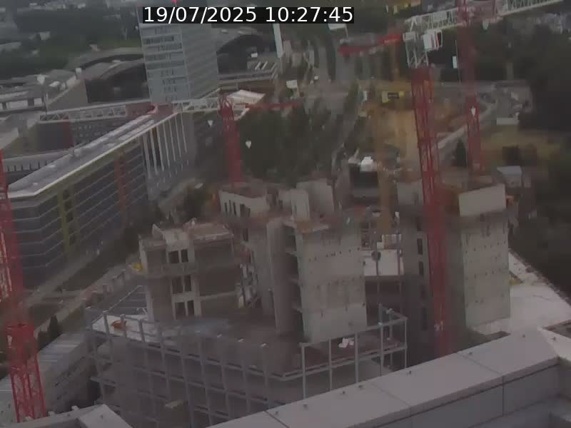 Webcam sur l'avenue John Fitzgerald Kennedy (N51) avec vue orientée vers le Findel