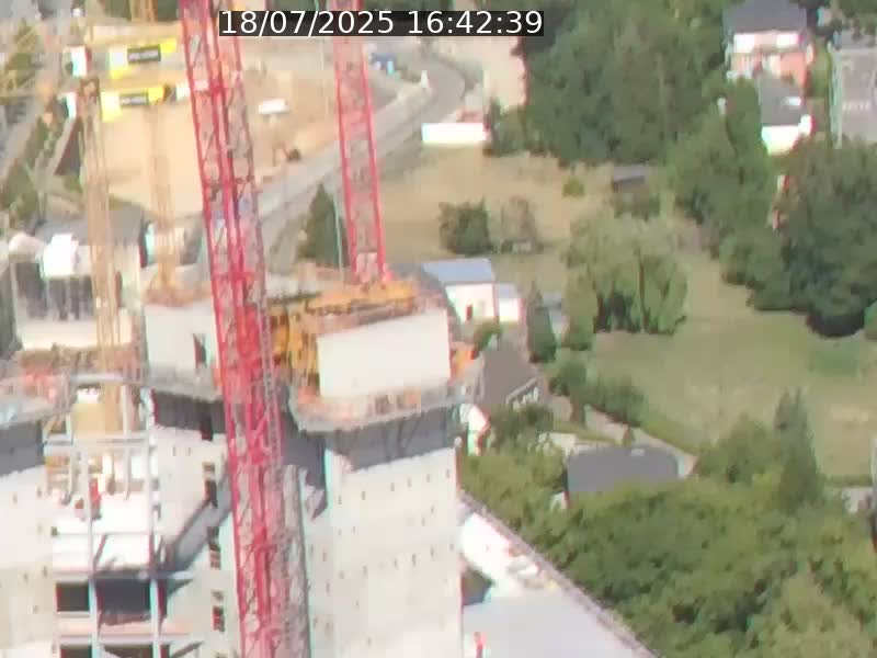 Webcam sur l'avenue John Fitzgerald Kennedy (N51) avec vue orientée vers le Findel