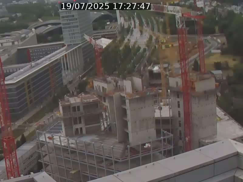 Webcam sur l'avenue John Fitzgerald Kennedy (N51) avec vue orientée vers le Findel