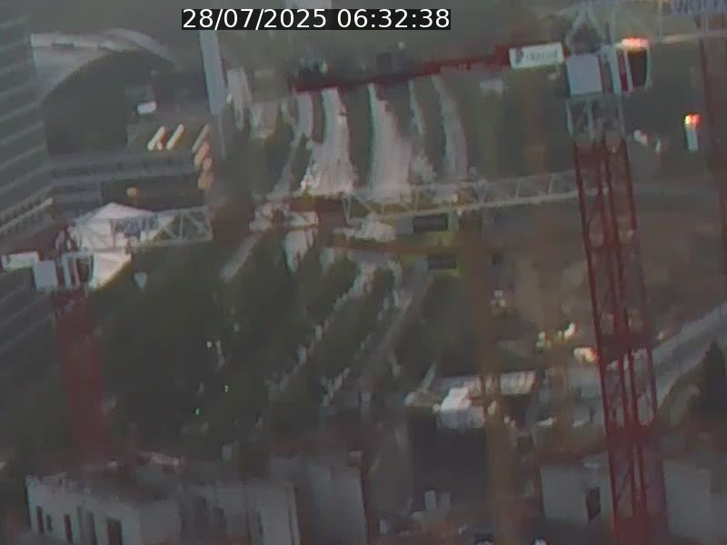 Webcam sur l'avenue John Fitzgerald Kennedy (N51) avec vue orientée vers le Findel