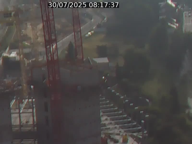Webcam sur l'avenue John Fitzgerald Kennedy (N51) avec vue orientée vers le Findel