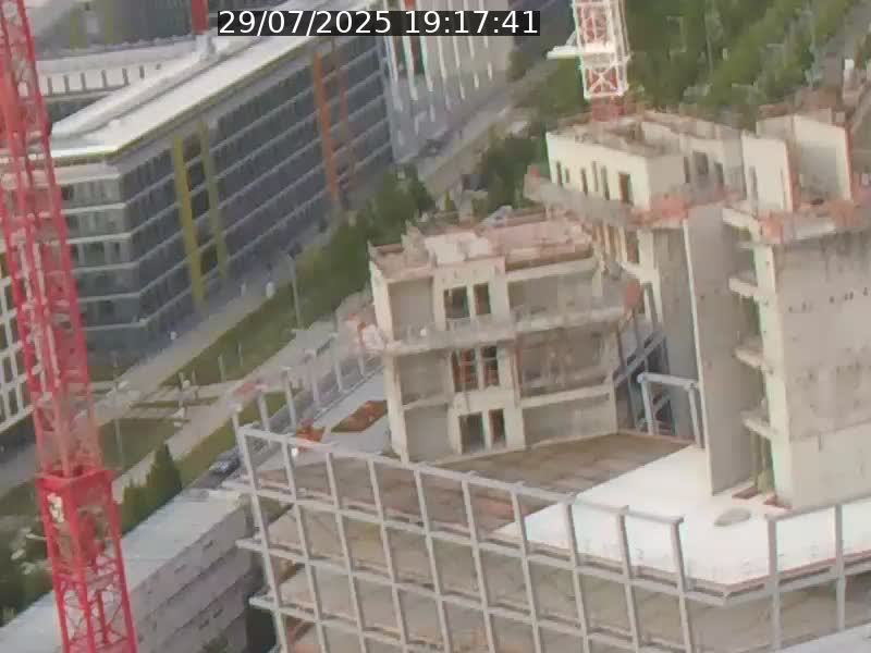 Webcam sur l'avenue John Fitzgerald Kennedy (N51) avec vue orientée vers le Findel