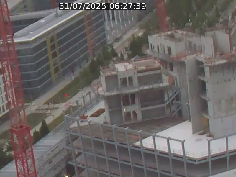Webcam sur l'avenue John Fitzgerald Kennedy (N51) avec vue orientée vers le Findel
